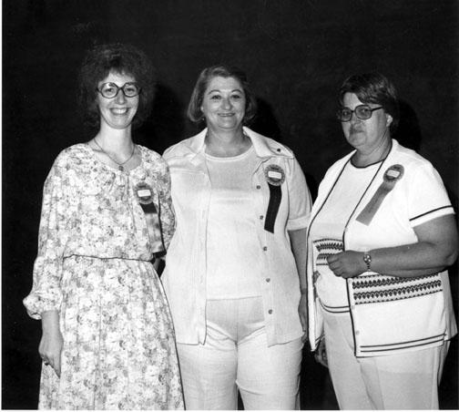 (2208) Paula Loring, Arminta Harness, and Patricia Wood, 1978 National Convention